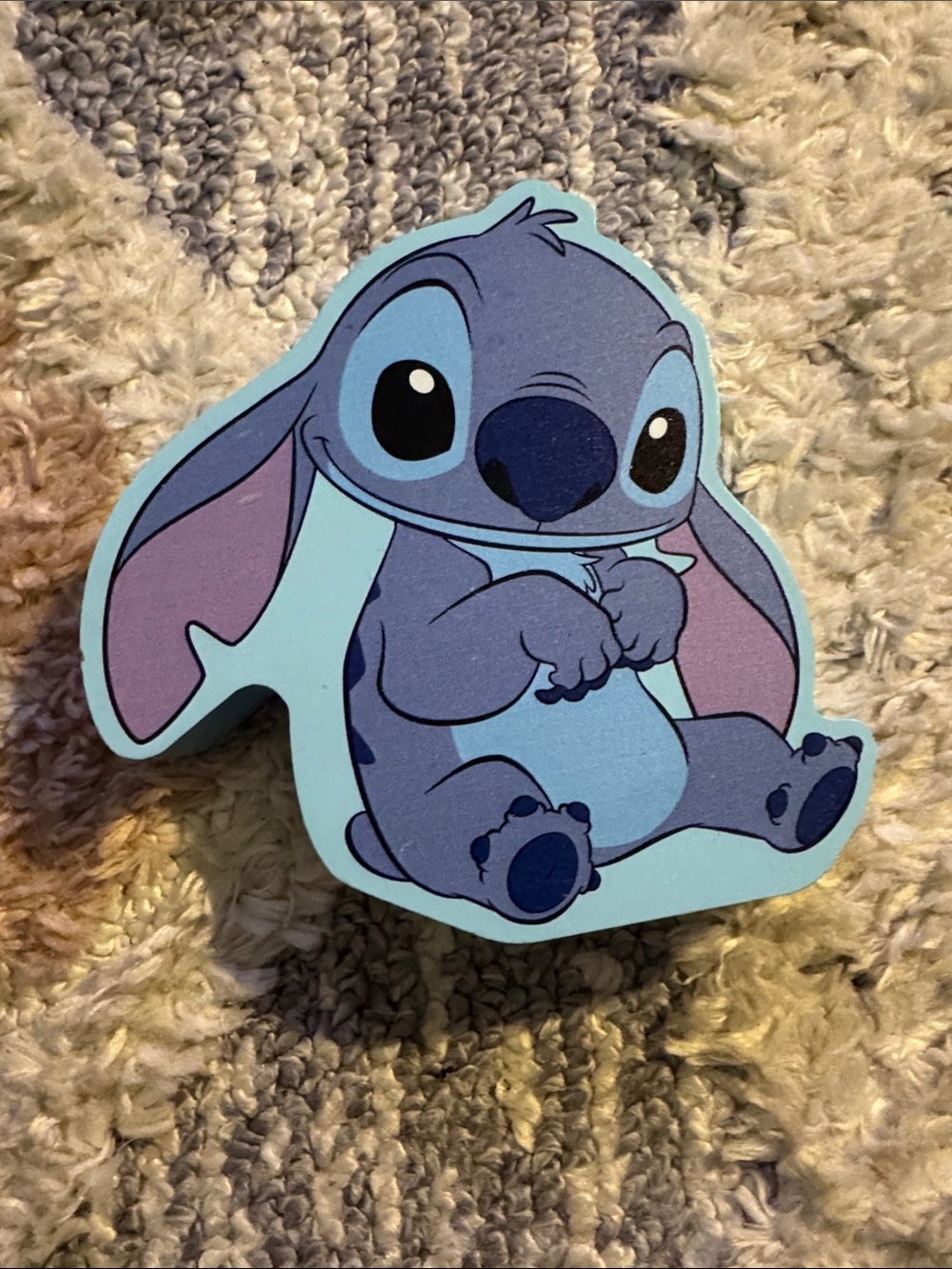 Disney Stitch Character Block Figure Decorative  - Blue